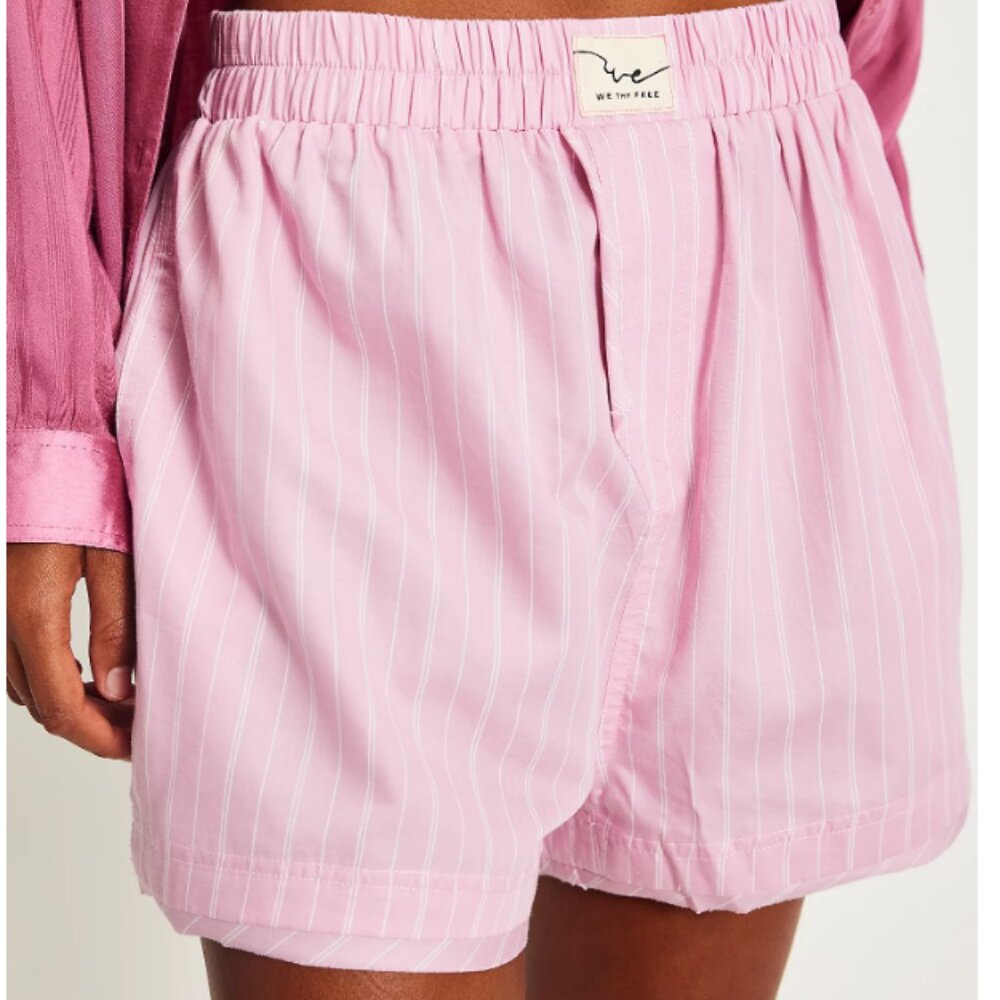 We The Free Day By Day Striped Boxers Pink Combo WS-145